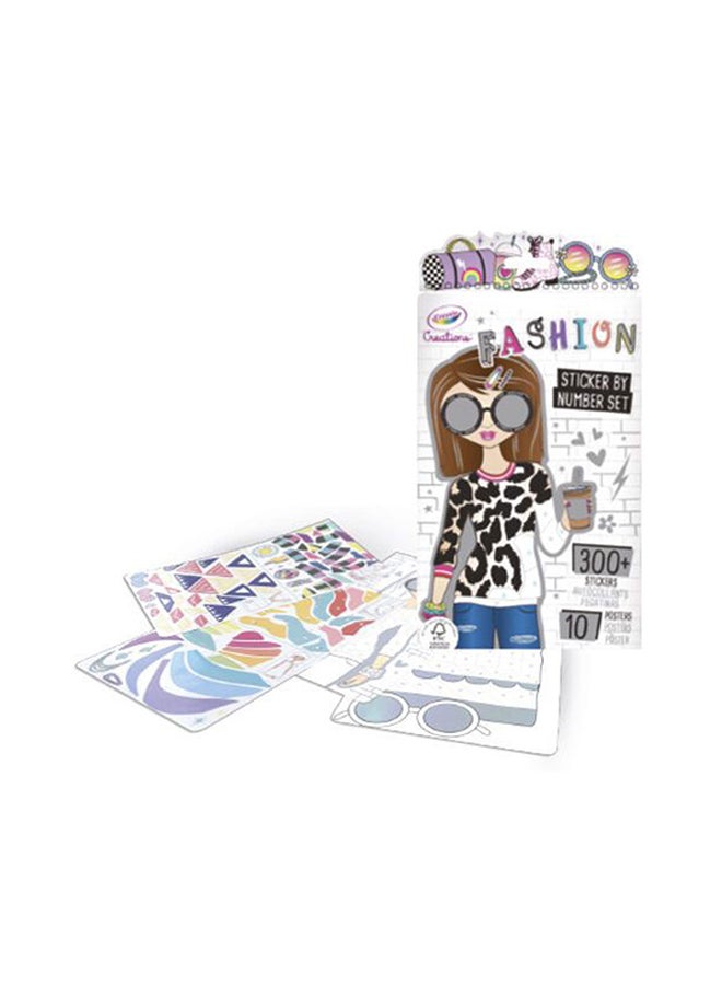 Crayola Creations Stickers by Number Set 10x16x20cm - Image 2