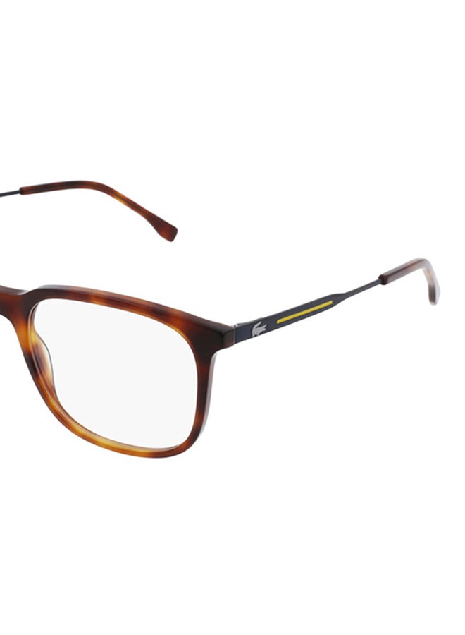 LACOSTE - Men's Full Rim Acetate Modified Rectangle Optical - Image 1