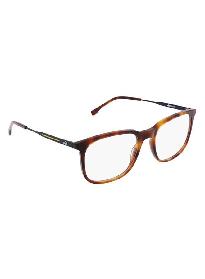 LACOSTE - Men's Full Rim Acetate Modified Rectangle Optical - Image 1