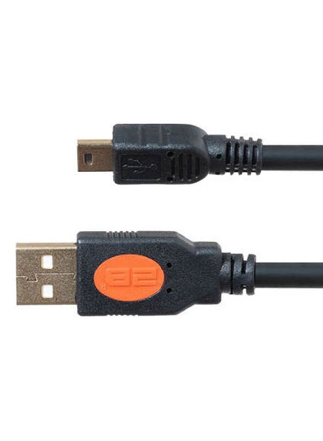 2بي كابل بمنفذ USB2.0 إلى كابل USB2.0 صغير أسود - Image 5