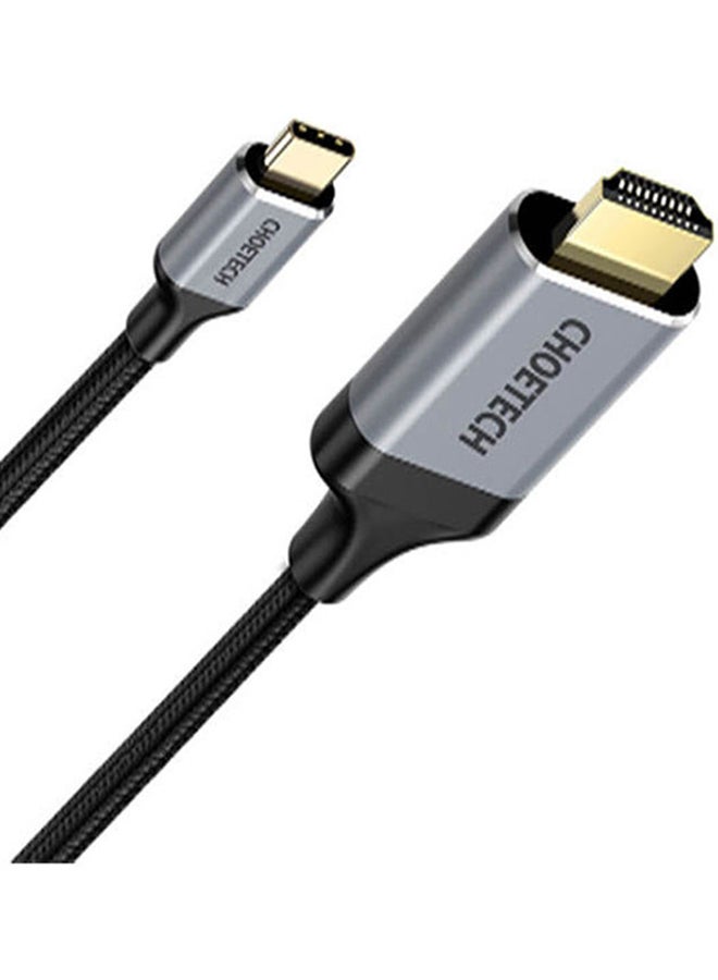 CHOETECH USB-C to HDMI Cable Gray - Image 4