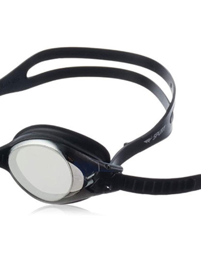 Spurt Mirrored Lens Swimming Goggles Black 80grams - Image 3