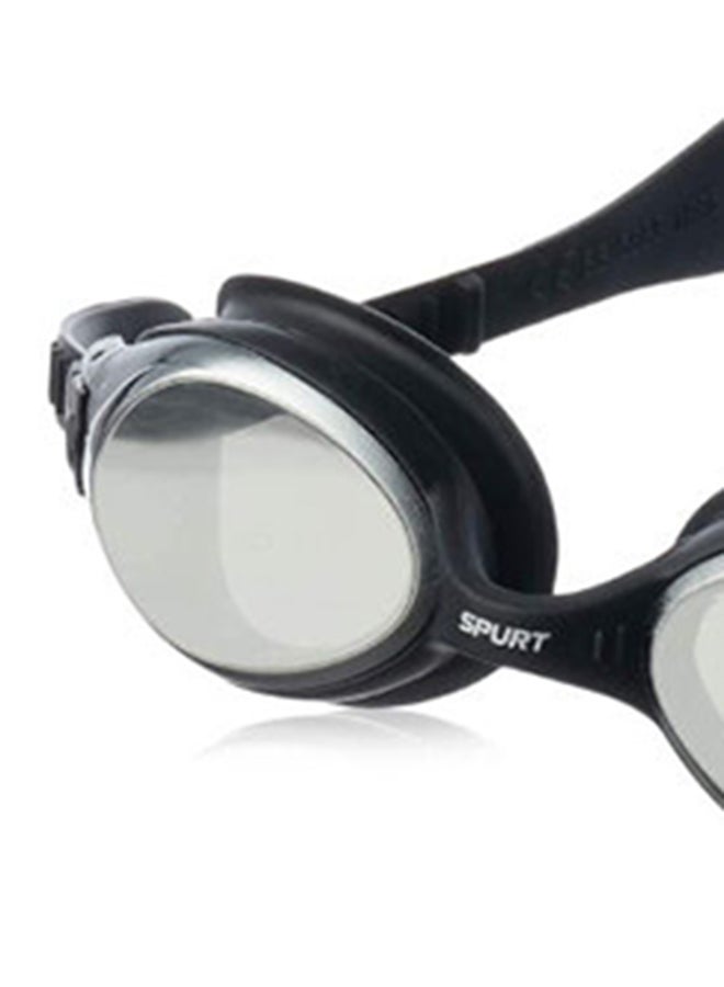 Spurt Mirrored Lens Swimming Goggles Black 80grams - Image 4