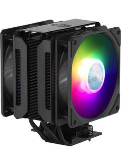 Air Ma612 Stealth Argb Cpu Air Cooler Push Pull Sickle Flow 120 V2 Argb Fans 6 Heat Pipe Array Unlimited Ram Clearance Controller Included Universal Socket Compatibility Black