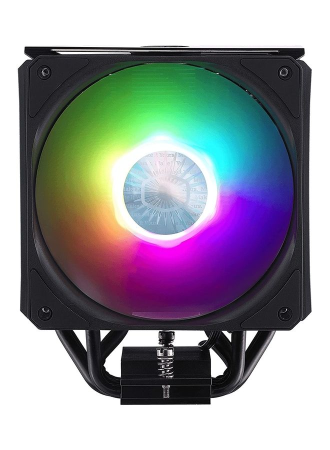 COOLER MASTER - Air Ma612 Stealth Argb Cpu Air Cooler Push Pull Sickle Flow 120 V2 Argb Fans 6 Heat Pipe Array Unlimited Ram Clearance Controller Included Universal Socket Compatibility Black - Image 1