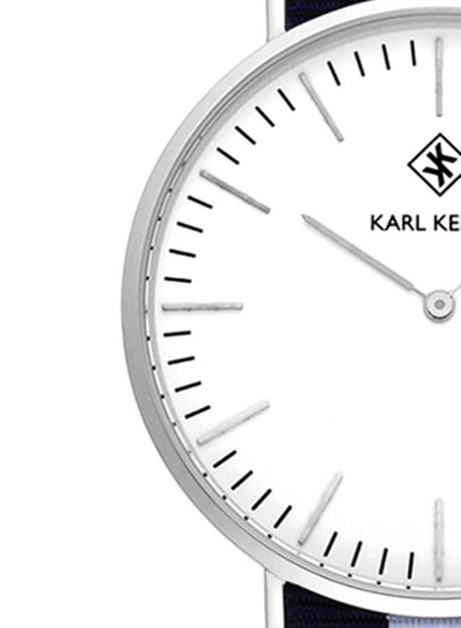 كارل كيلر ساعة يد بعقارب وبسوار نسيجي طراز KKLS01N1  - Image 4