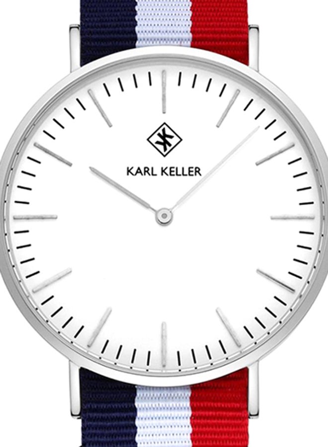 كارل كيلر ساعة يد بعقارب وبسوار نسيجي طراز KKLS01N1  - Image 5