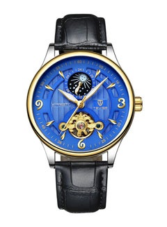 Tevise Men's Leather Chronograph Watch T820B GBL  - Image 1