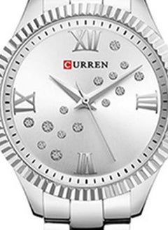 CURREN Women's Stainless Steel Analog Watch 9009 - 36 mm - Silver  - Image 5