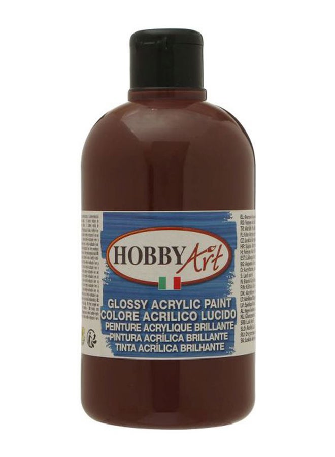 Toy Color Glossy Acrylic Paint Brown - Image 2