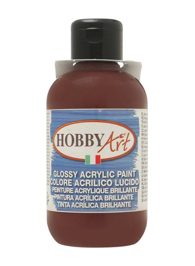 Toy Color Hobby Art Glossy Acrylic Paint Brown - Image 1