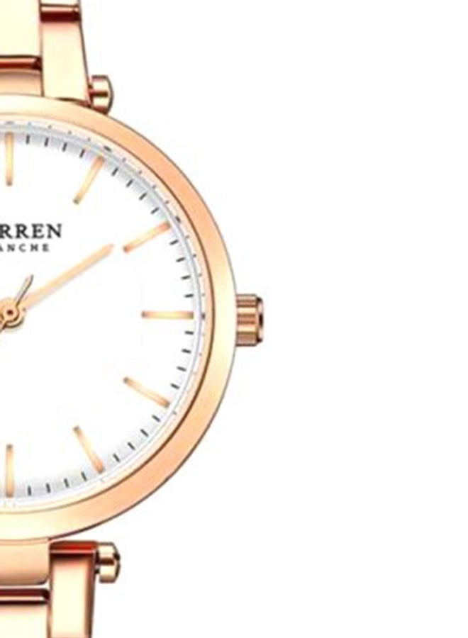 CURREN - Women's Water Resistant Analog Watch 9054 - 30 mm - Rose Gold - Image 1
