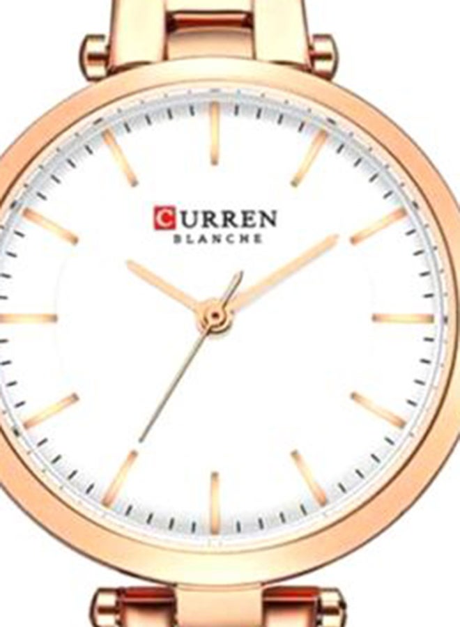 CURREN - Women's Water Resistant Analog Watch 9054 - 30 mm - Rose Gold - Image 1