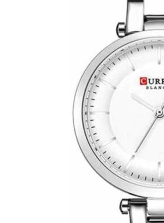 كارين ساعة يد بعقارب مقاومة للماء طراز 9054 - قياس 30 مم - لون فضي - Image 4