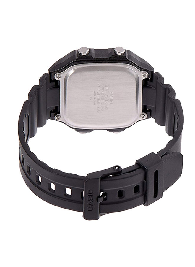 CASIO - Boys' Silicone Digital Wrist Watch AE-1300WH-1A2VDF - 42 mm - Black - Image 1