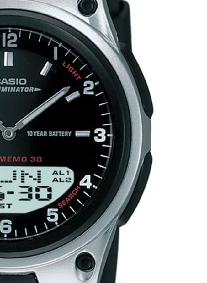 CASIO Men's Youth Analog/Digital Wrist Watch AW-80-1AVDF - 40 mm - Black  - Image 4