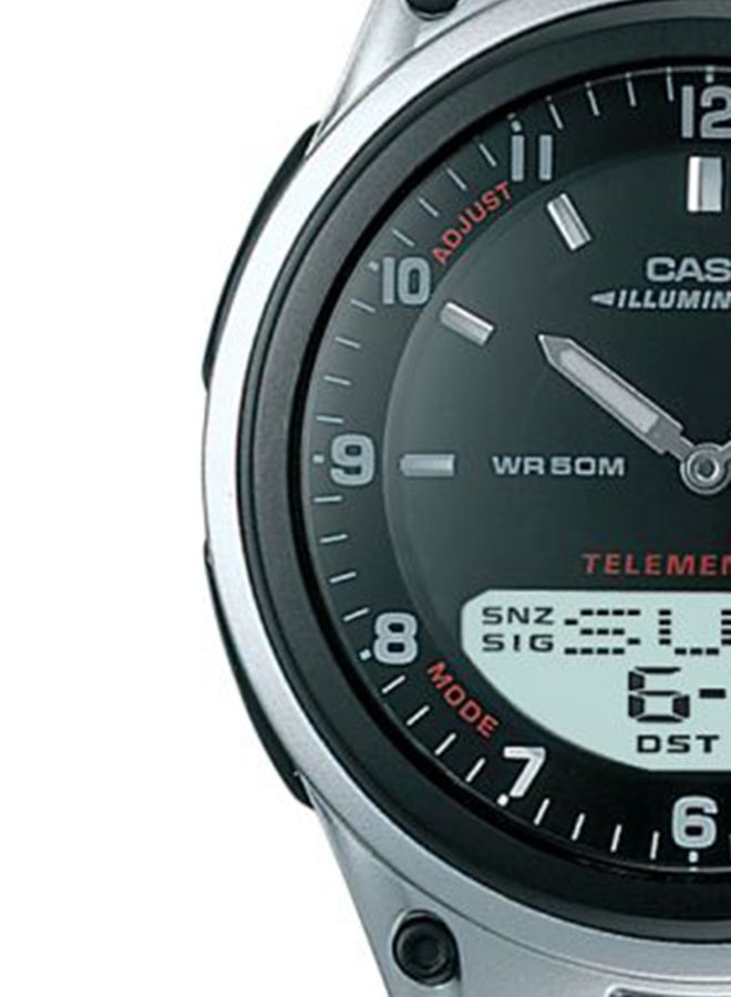 CASIO Men's Youth Analog/Digital Wrist Watch AW-80-1AVDF - 40 mm - Black  - Image 5