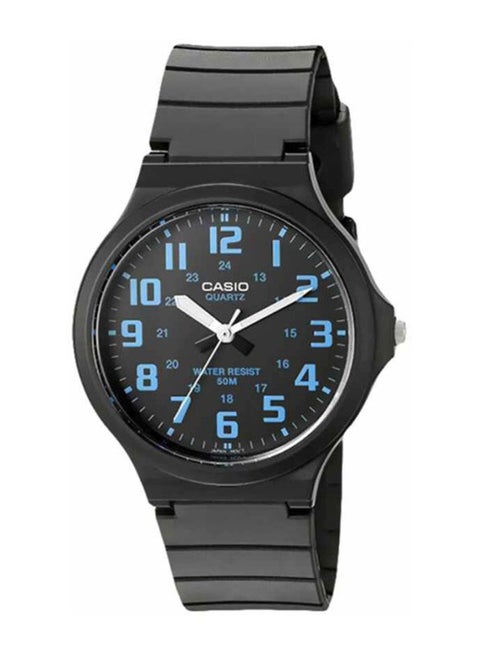 Men's Youth Analog Watch MW-240-2BVDF - 44 mm - Black