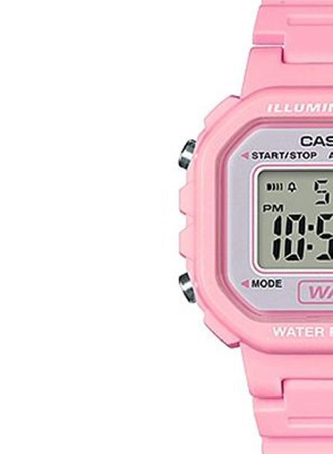 CASIO Women's Water Resistant Digital Watch LA-20WH-4A1DF - 35 mm - Pink  - Image 4