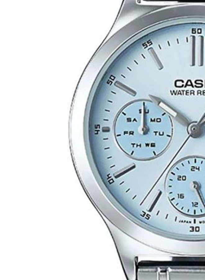 CASIO Women's Enticer Analog Watch LTP-V300D-2AUDF - 34 mm - Silver  - Image 5