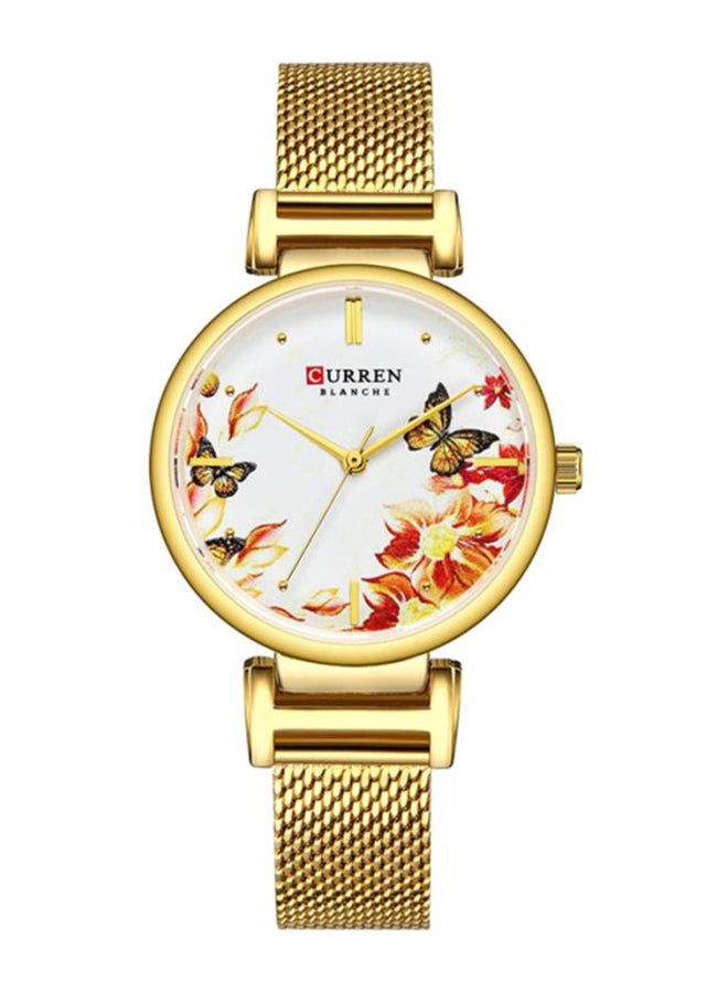 CURREN - Women's Stainless Steel Analog Watch 9053 - 30 mm - Gold - Image 1