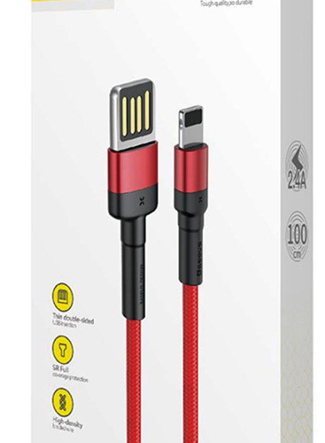 Baseus Type-C To USB Data Sync And Charging Cable Red/Black - Image 4