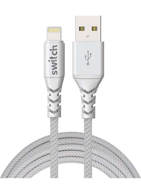 Lightning Data Sync And Charging Cable White