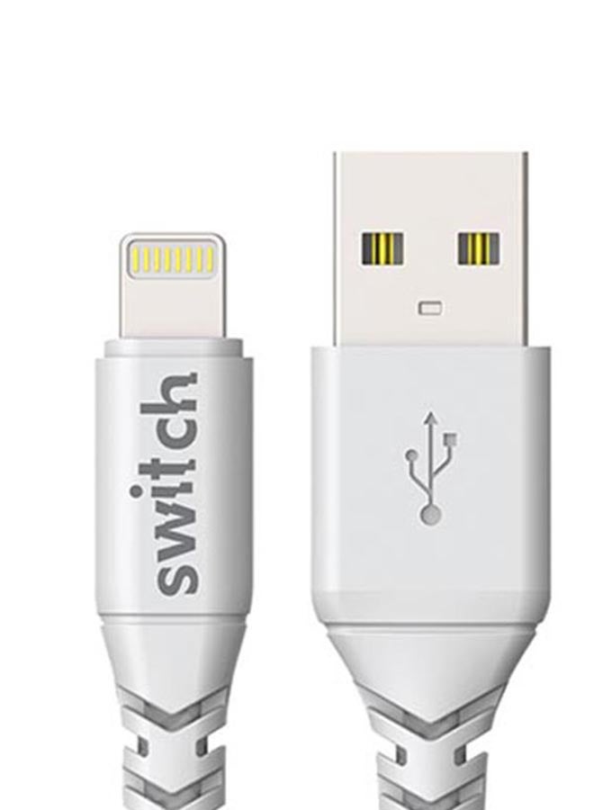 Switch Lightning Data Sync And Charging Cable White  - Image 2