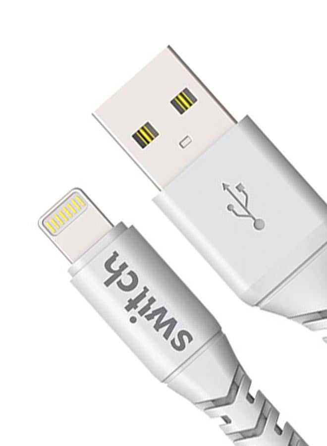 Lightning Data Sync And Charging Cable White