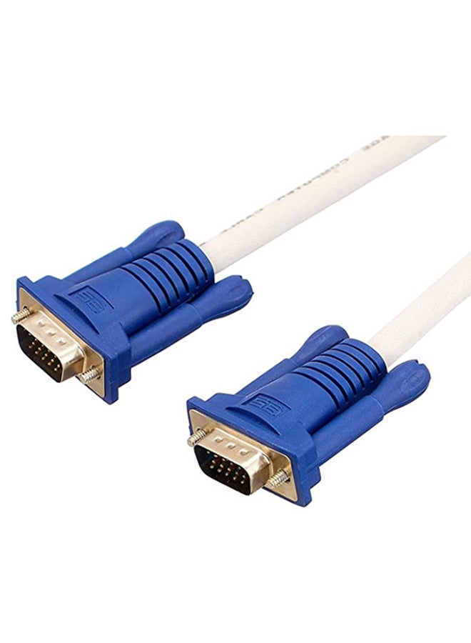 2بي سلك من VGA بطول 15 متر إلى VGA بطول 15 متراً. أبيض - Image 4