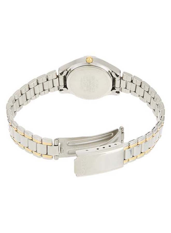 كاسيو ساعة يد بعقارب من الإستانلس إستيل طراز LTP-1275SG-7BDF للنساء - Image 2