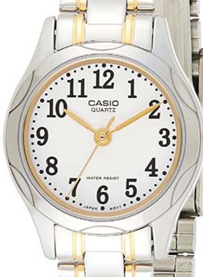 كاسيو ساعة يد بعقارب من الإستانلس إستيل طراز LTP-1275SG-7BDF للنساء - Image 4