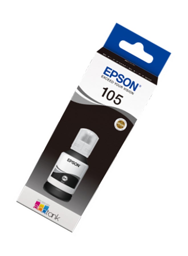 EPSON 105 EcoTank Ink Bottle, Black Ink for Printer Refill - Black  - Image 4