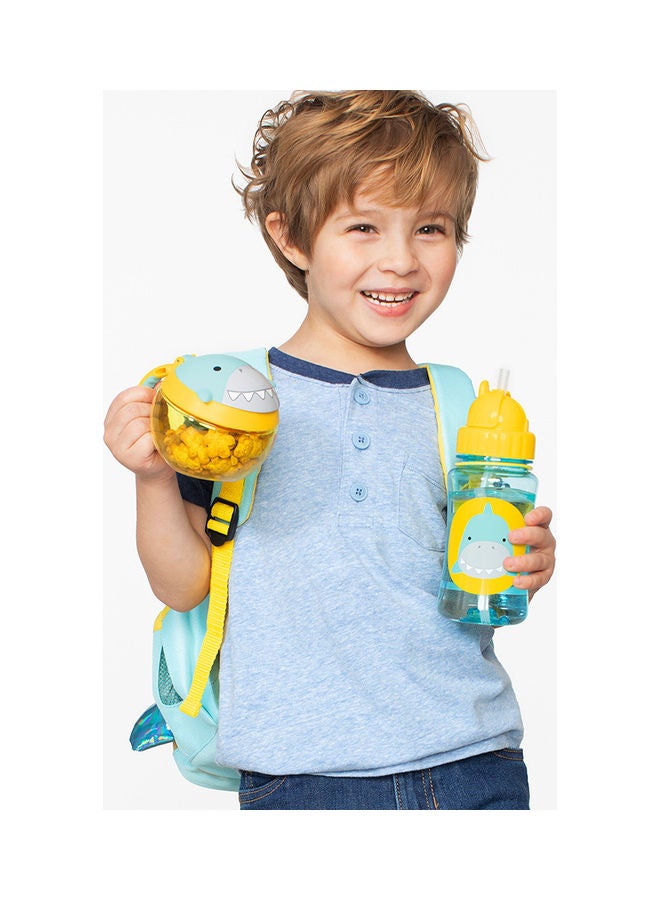 Skip Hop - Zoo Straw Bottle Polypropylene Shark, 18 Months To 36 Months - Image 1