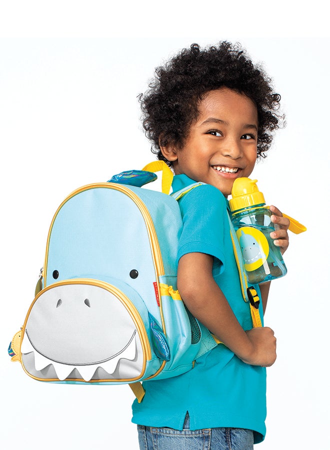 Skip Hop - Zoo Straw Bottle Polypropylene Shark, 18 Months To 36 Months - Image 1