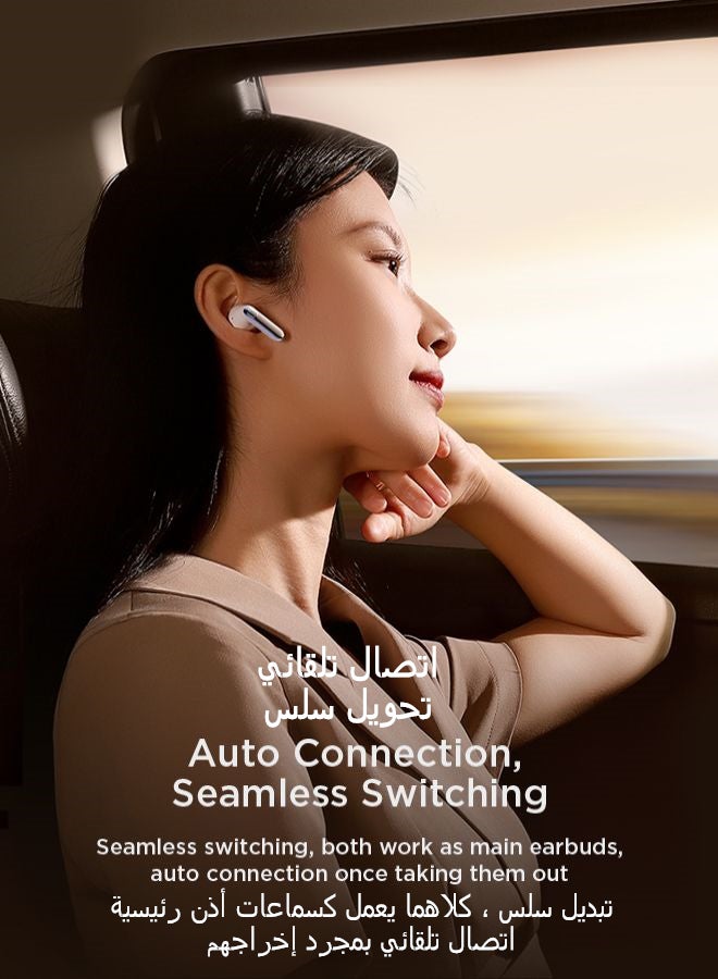 JOYROOM - JR-BC1 Bluetooth 5.3 TWS True Wireless In-Ear ANC Earbuds White - Image 1