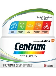 Centrum 30 Tablets Centrum With Lutein 