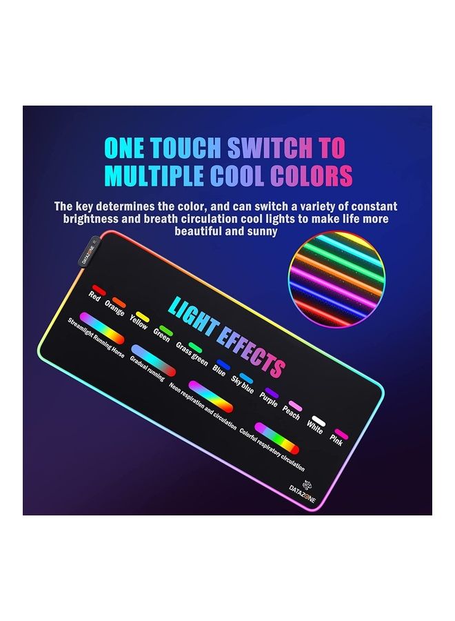 Datazone - Mouse base   games   with lighting Suitable for computer keyboard Black - Image 1
