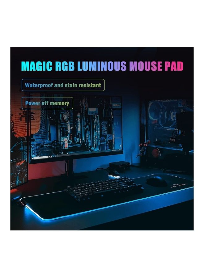 Datazone - Mouse base   games   with lighting Suitable for computer keyboard Black - Image 1