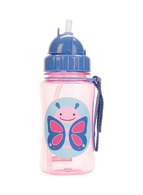 Zoo Straw Bottle Butterfly