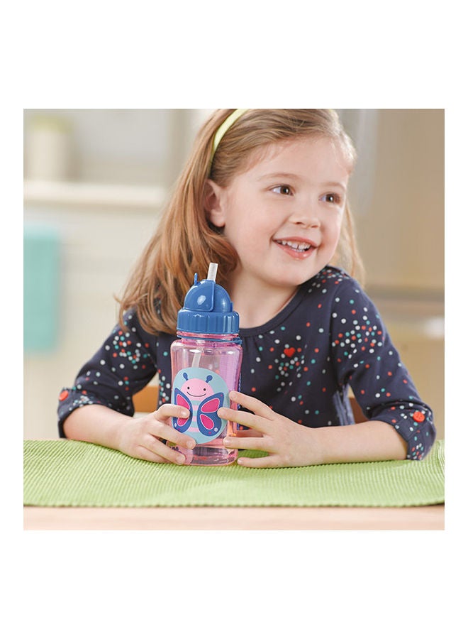 Zoo Straw Bottle Butterfly