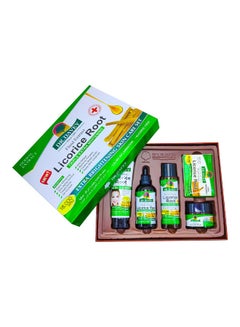 DR. DAVEY Licorice Root Extra Brightening Skin Care Set Anti Aging Control Treats Acne Cleans Black Spots Remove Pimples Deep Cleanser Calm Inflammation 1.337kg  - Image 1