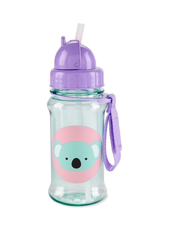 Skip Hop Toddler Sippy Cup With Straw, Zoo Straw Bottle, Koala  - Image 2