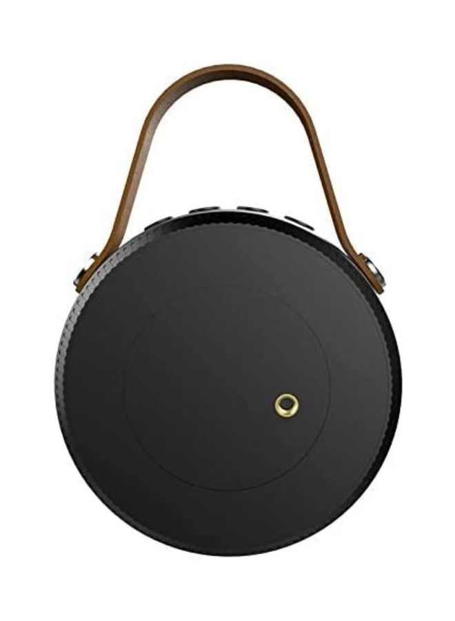 Datazone Wireless Speaker For Outdoor Activities, Dust Proof, Shockproof Bass Stereo Sports Subwoofer With Flash Light For Camping Power Bank Black  - Image 5