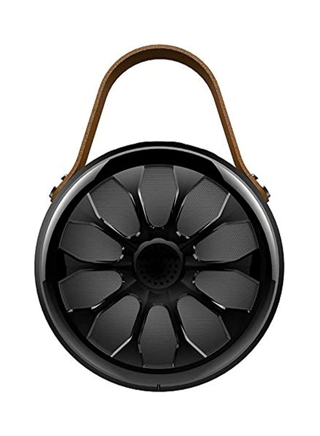 Datazone Wireless Speaker For Outdoor Activities, Dust Proof, Shockproof Bass Stereo Sports Subwoofer With Flash Light For Camping Power Bank Black  - Image 3
