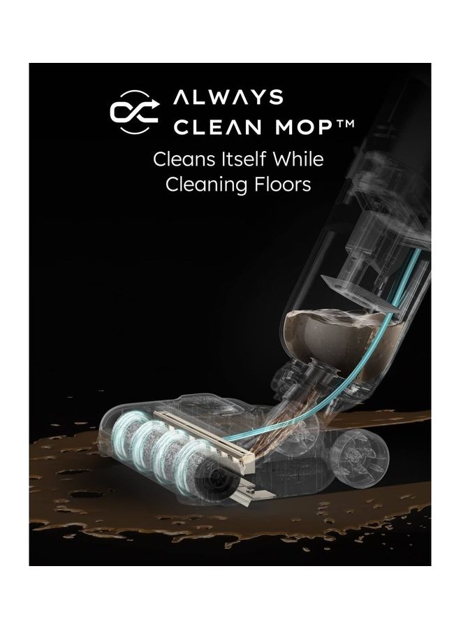 eufy - MACH V1 Ultra, All-in-One Cordless StickVac with Steam Mop, Cordless SteamWave Technology, Always-Clean Mop, Triple Self-Cleaning System, Eco-Clean Ozone, Safe for Homes with Children and Pets 680.0 W T2770 Black - Image 1