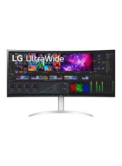 40 inch UltraWide Curved WUHD (5120 x 2160) 5K2K Nano IPS Display, DCI-P3 98% (Typ.) with HDR10, Thunderbolt 4 with 96W PD, 3-Side Virtually Borderless Design Tilt/Height/Swivel Stand 40WP95C-W White