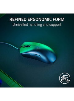 RAZER DeathAdder V3 Wired Gaming Mouse: 59g Ultra Lightweight - Focus Pro 30K Optical Sensor - Fast Optical Switches Gen-3-8K Hz HyperPolling - 6 Programmable Buttons - Black  - Image 3