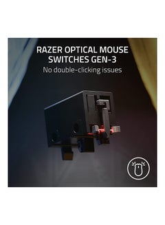 RAZER DeathAdder V3 Wired Gaming Mouse: 59g Ultra Lightweight - Focus Pro 30K Optical Sensor - Fast Optical Switches Gen-3-8K Hz HyperPolling - 6 Programmable Buttons - Black  - Image 5
