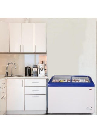 Sliding Door Freezer White 275L Curved Glass NSC395 275 W NSC395 White - v1684488501/N44084496A_1